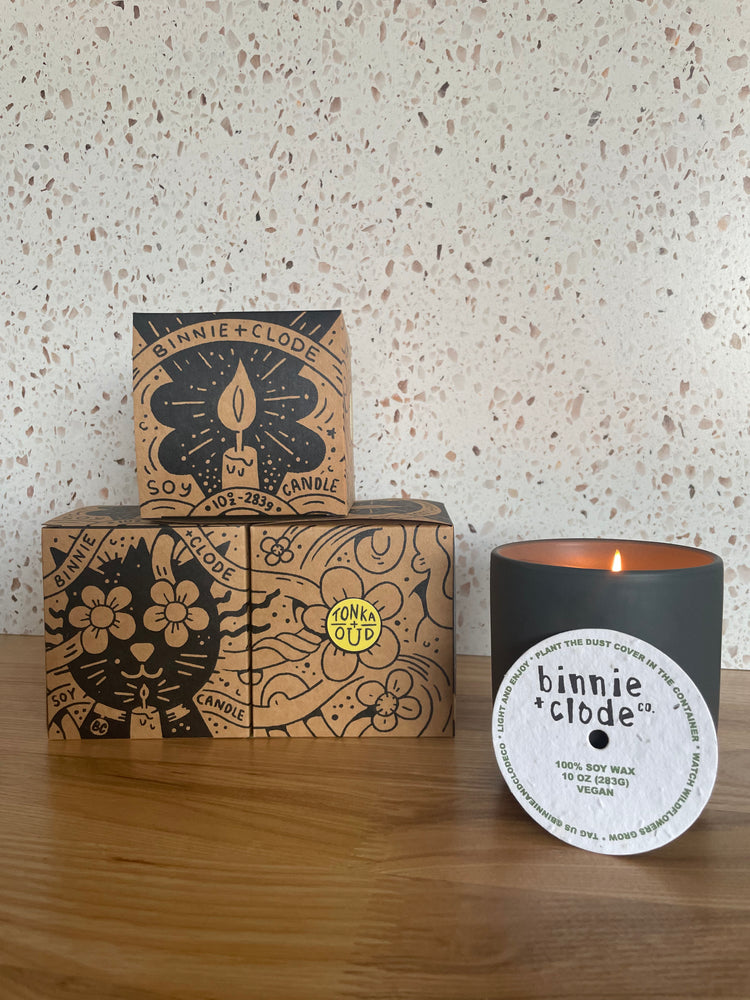 Tonka & Oud Candle