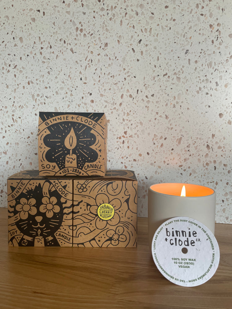 Japanese Cherry Blossom Candle