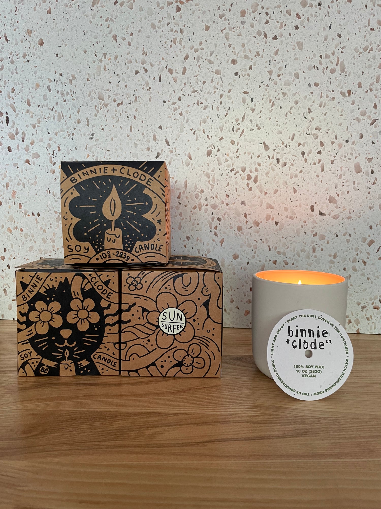 Sun Surfer Candle