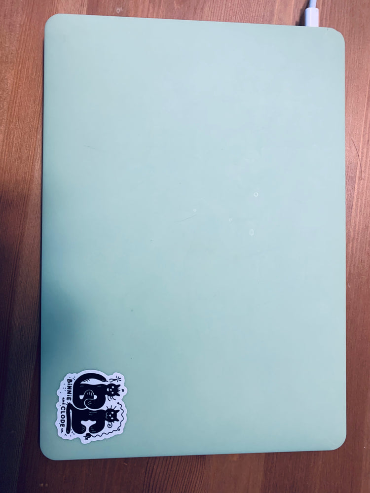 Binnie & Clode Logo Sticker