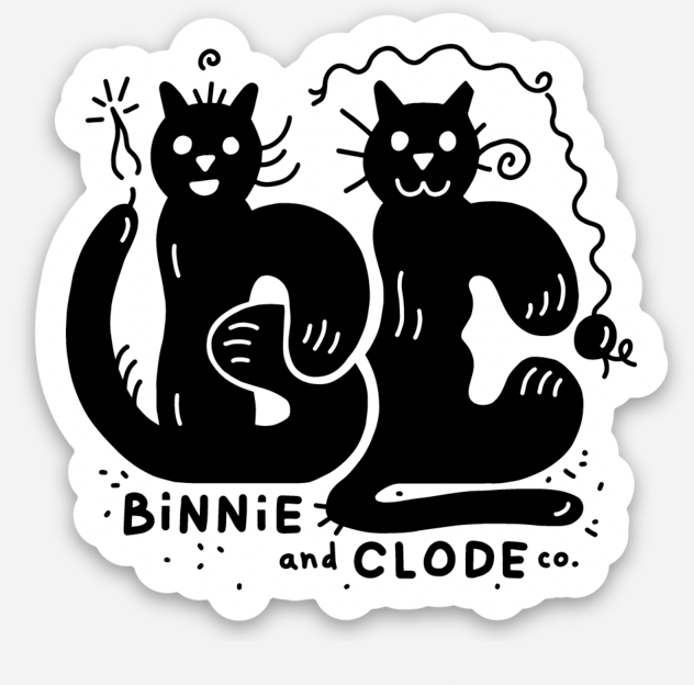 Binnie & Clode Logo Sticker